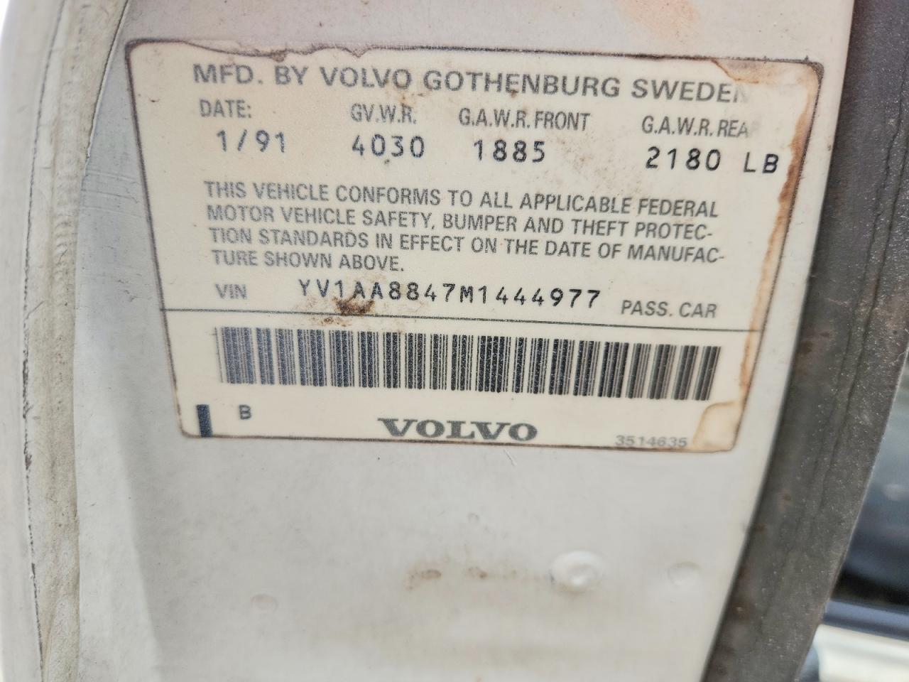 1991 Volvo 240