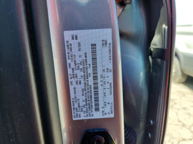 2021 Ford F150 Supercrew