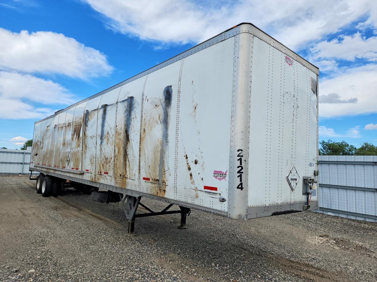 2019 Wabash Dvcvhpc DRY Van Trailer