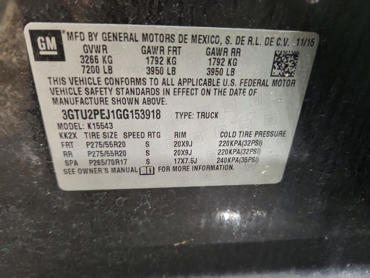 2016 GMC Sierra K1500 Denali