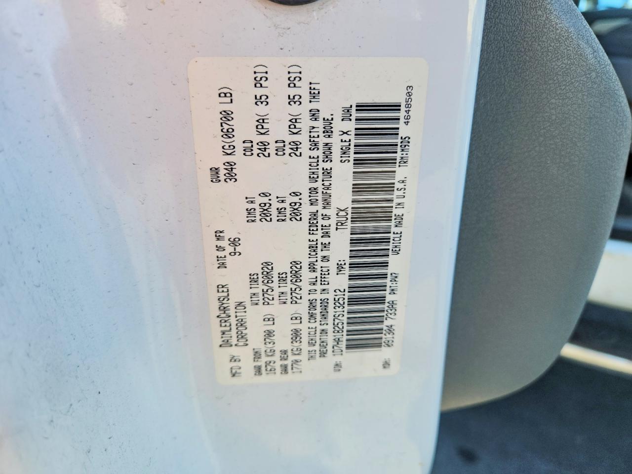 2007 Dodge RAM 1500 ST