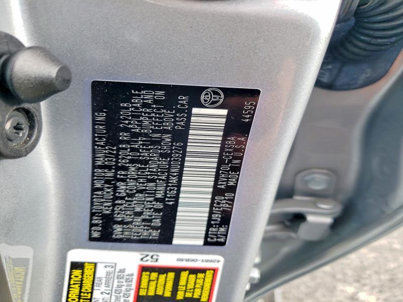2022 Toyota Camry Hybrid se Nightshade