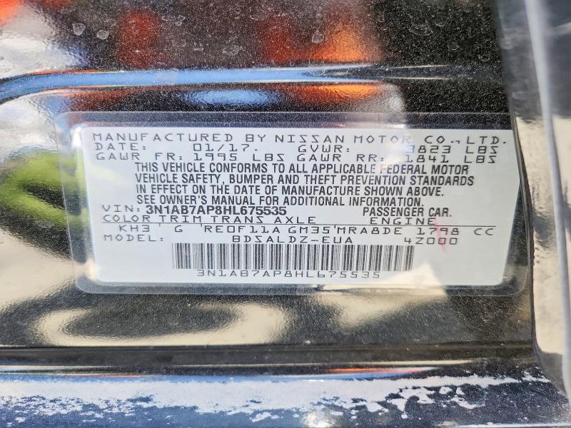 2017 Nissan Sentra sv