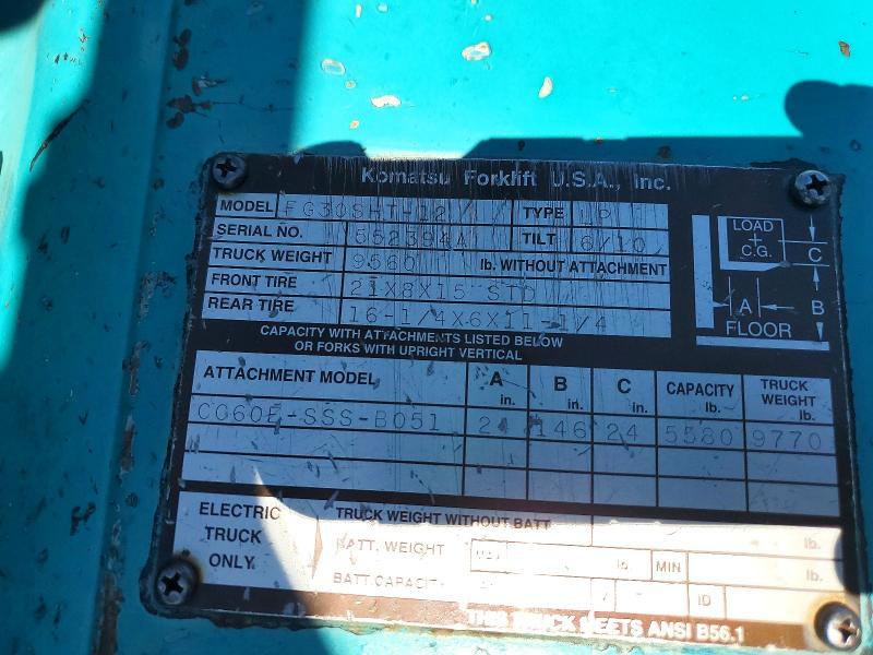 2006 Komatsu FG30SHT12 Forklift