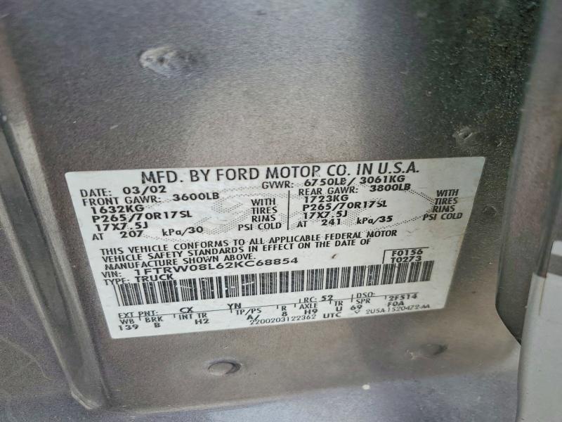 2002 Ford F150 Supercrew