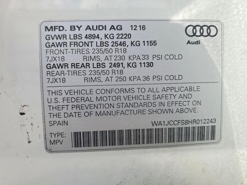 2017 Audi Q3 Premium Plus