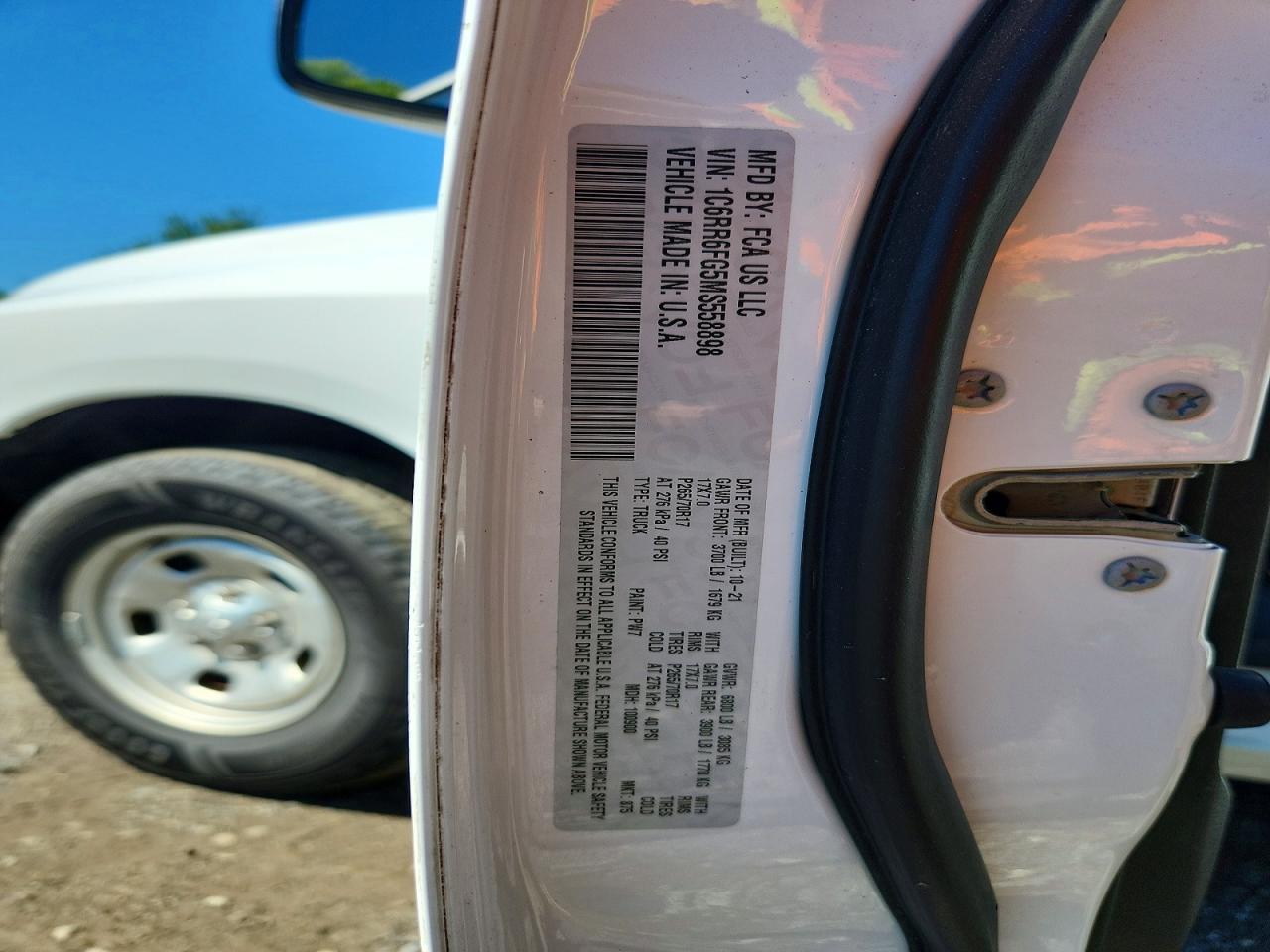 2021 Dodge RAM 1500 Classic Tradesman