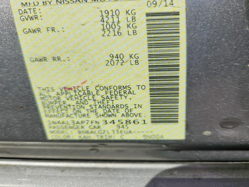 2015 Nissan Altima 2.5 s