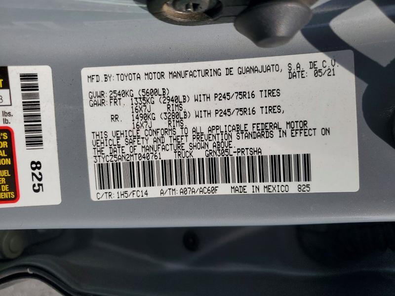 2021 Toyota Tacoma SR5 V6