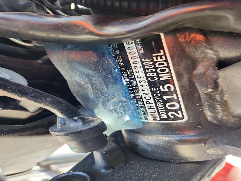 2015 Honda CB500 F