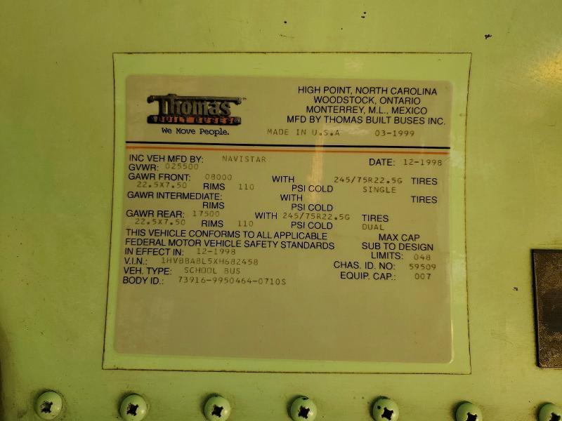 1999 International 3000 3800