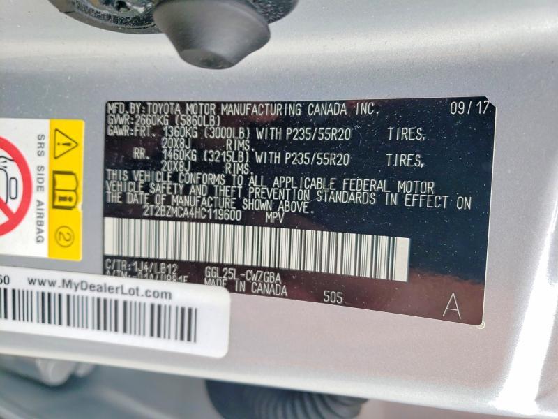 2017 Lexus Rx 350 Base