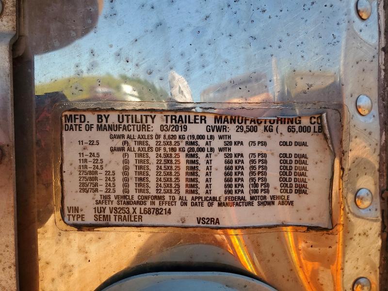 2020 Utility Trailer 2020 Utility VS2RA Refrigerated Van Trailer