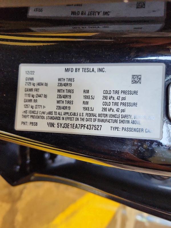 2023 Tesla Model 3