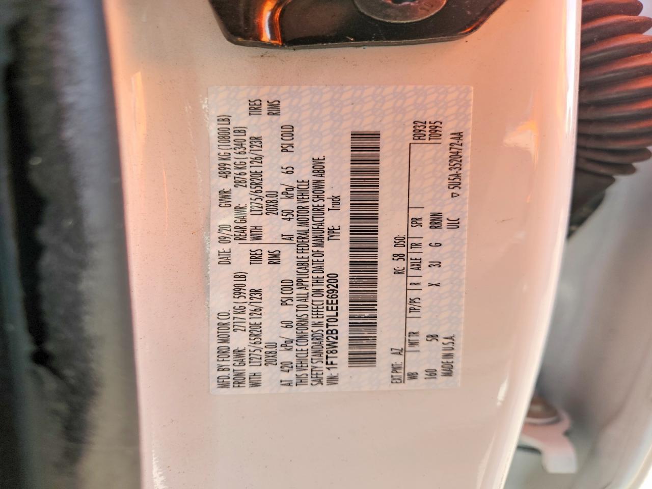 2020 Ford F250 Super Duty