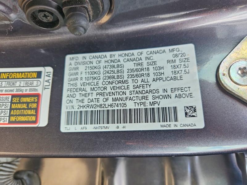 2020 Honda Cr-v exl