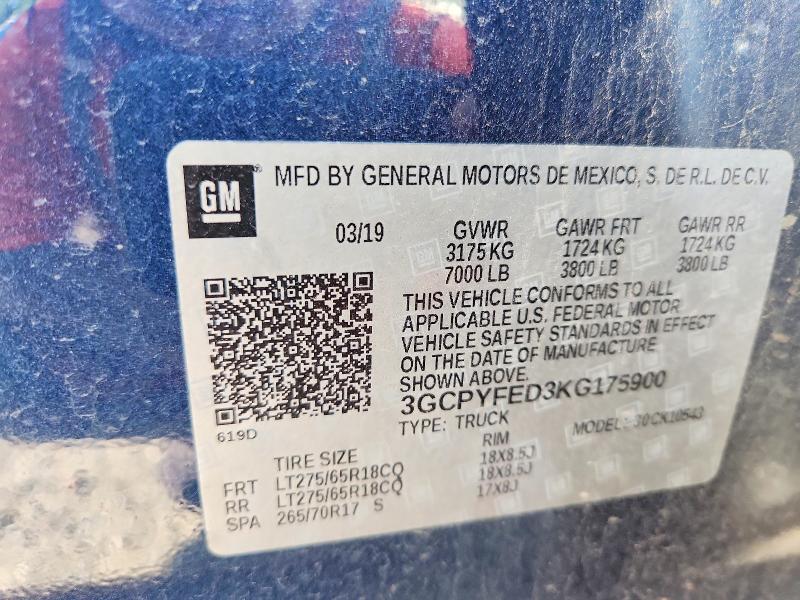 2019 Chevrolet Silverado K1500 LT Trail Boss
