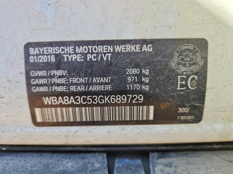 2016 BMW 320 xi