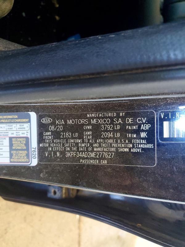 2021 KIA Forte gt Line