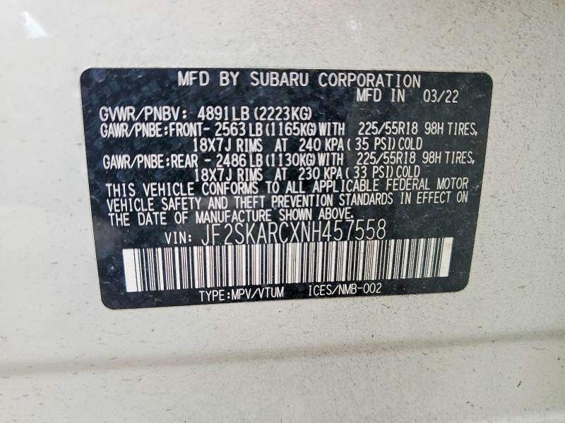 2022 Subaru Forester Touring