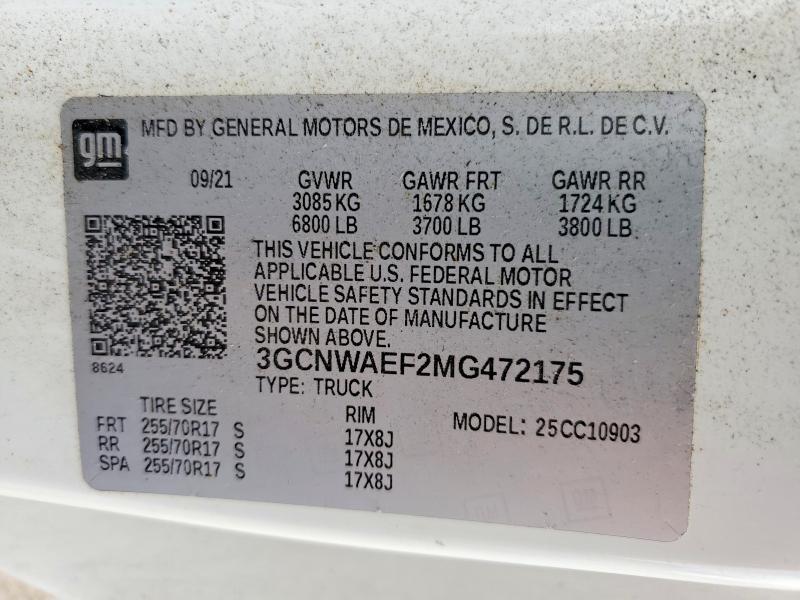 2021 Chevrolet Silverado C1500
