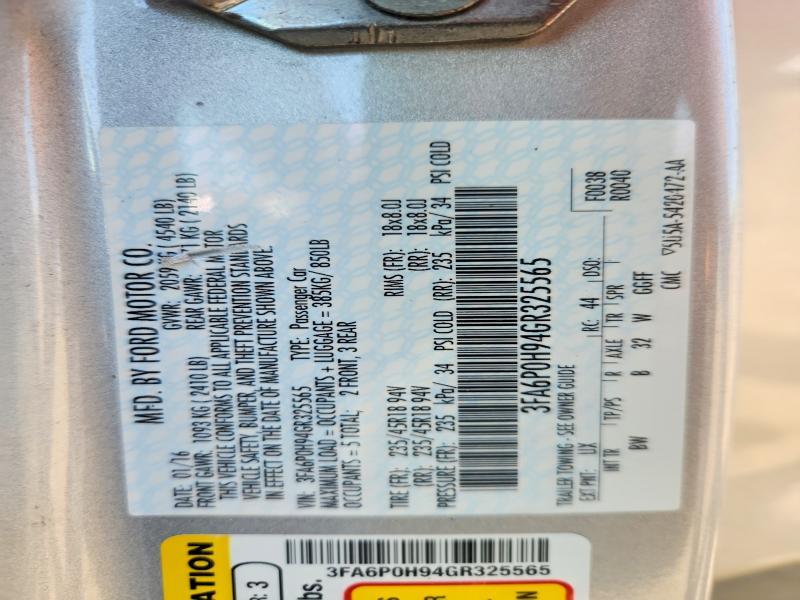 2016 Ford Fusion se