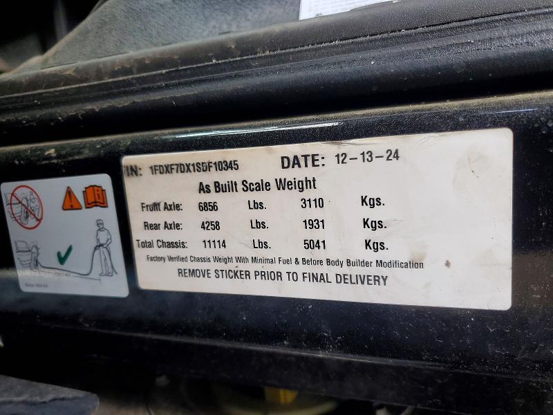 2025 Ford F750 Super Duty Dump Truck