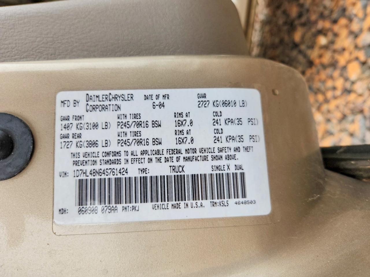 2004 Dodge Dakota Quad SLT