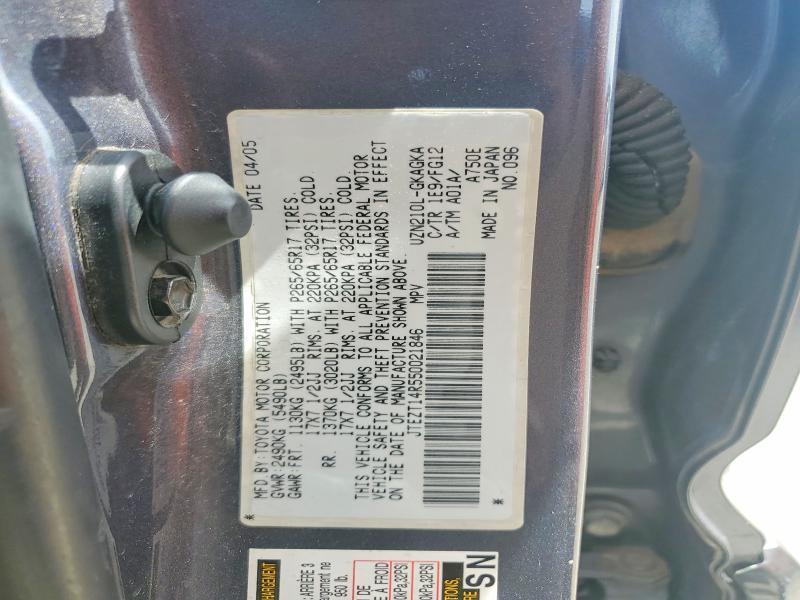2005 Toyota 4runner SR5