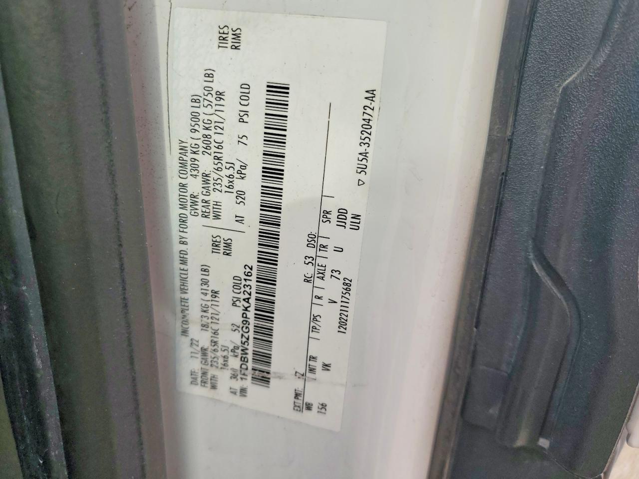 2023 Ford Transit Delivery Truck