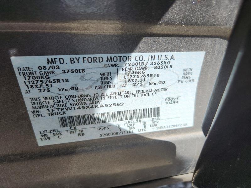 2004 Ford F150 Supercrew
