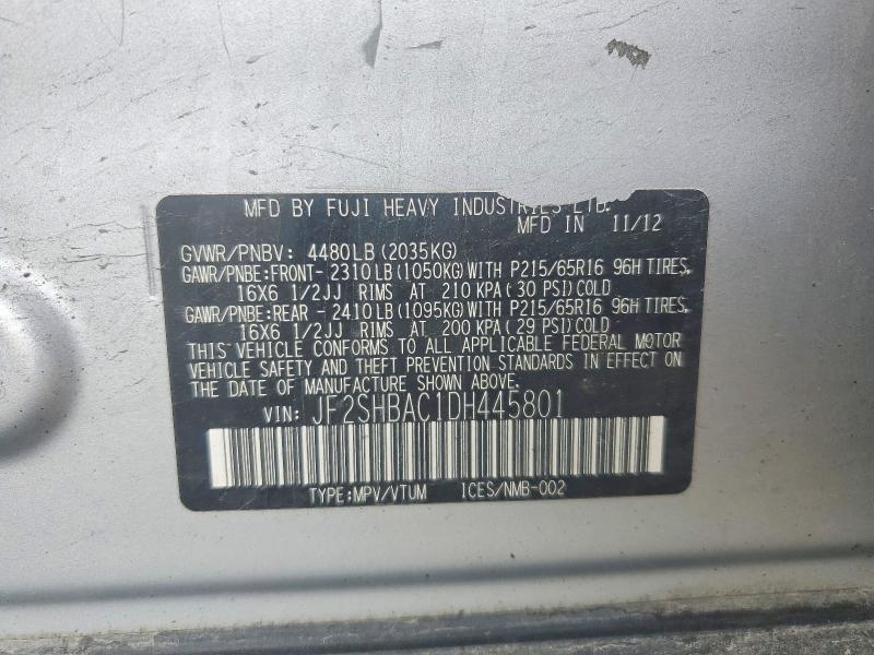 2013 Subaru Forester 2.5x