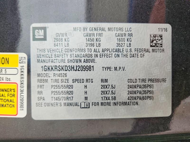 2017 GMC Acadia Limited Slt-2
