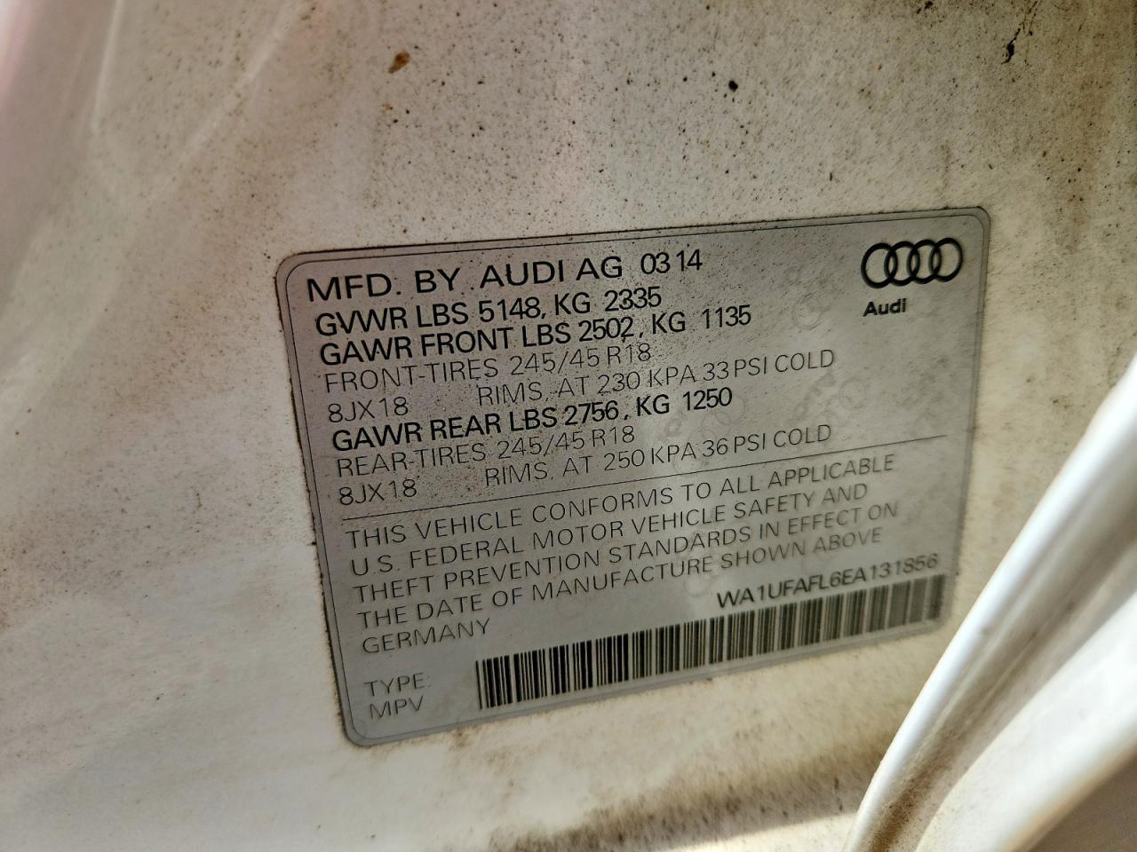 2014 Audi A4 Allroad Premium Plus