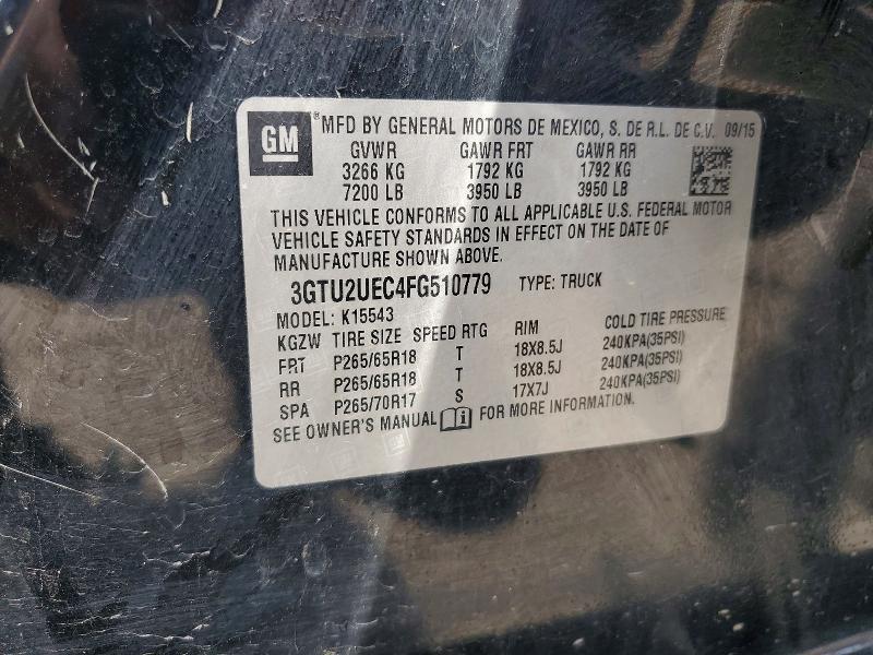 2015 GMC Sierra K1500 SLE