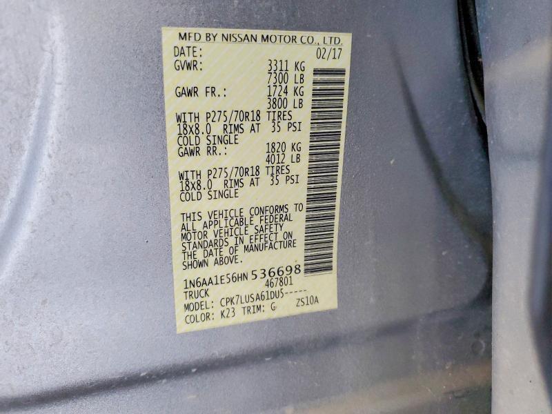 2017 Nissan Titan PRO-4X
