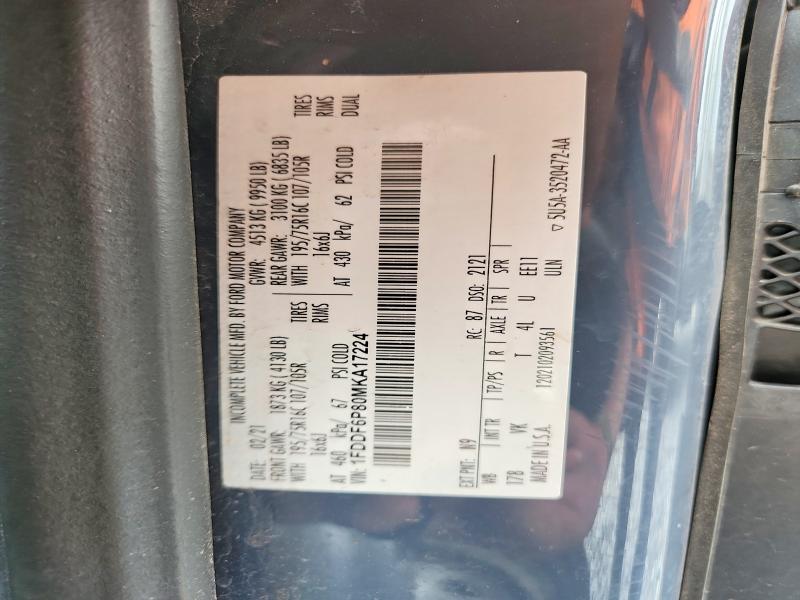 2021 Ford Transit Delivery Truck