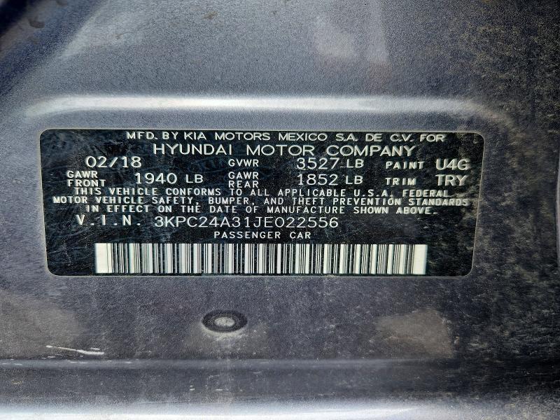2018 Hyundai Accent se