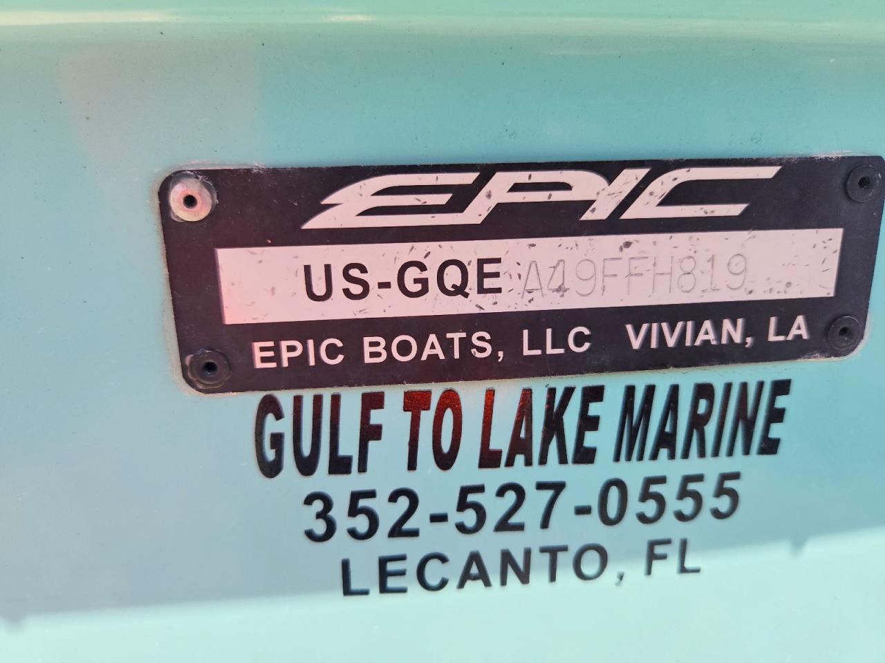 2019 Epic Wake Boat 22SC-Boat