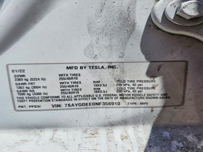 2022 Tesla Model y