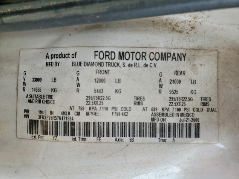 2007 Ford F750 Super Duty Bucket Truck