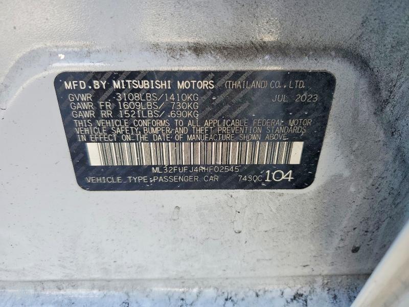 2024 Mitsubishi Mirage G4 es