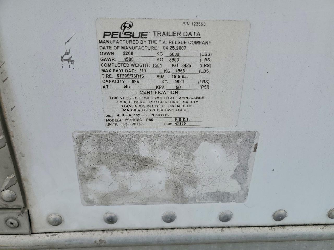 2007 Pelsue Fiber Spli