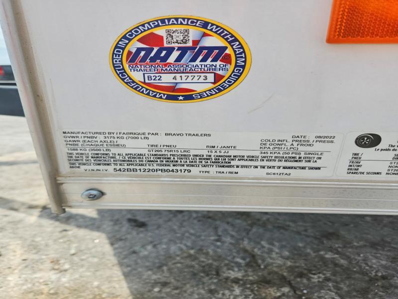 2023 Bravo Trailers 2023 Bravo SC612TA2 Enclosed Cargo Trailer