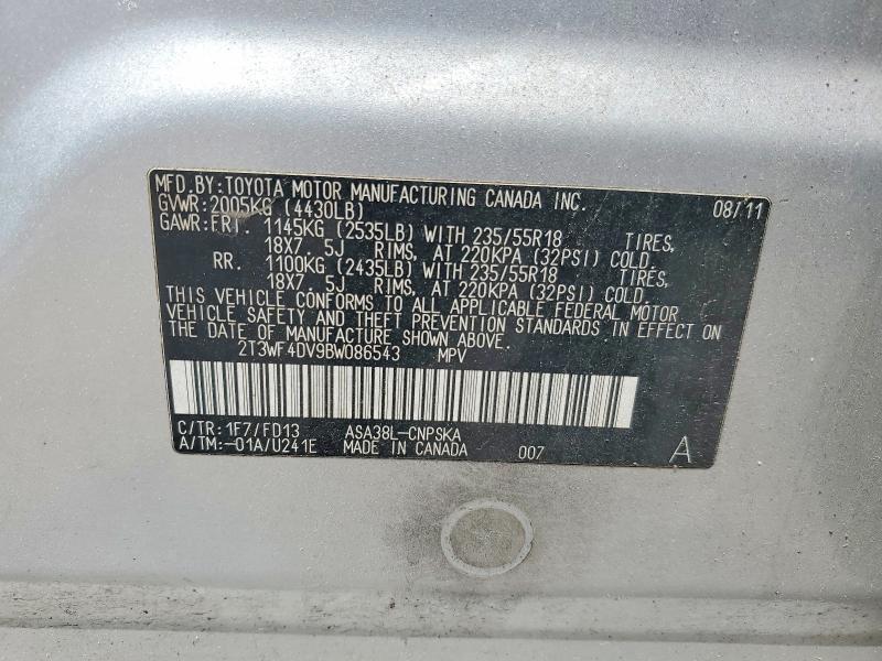 2011 Toyota Rav4 Sport