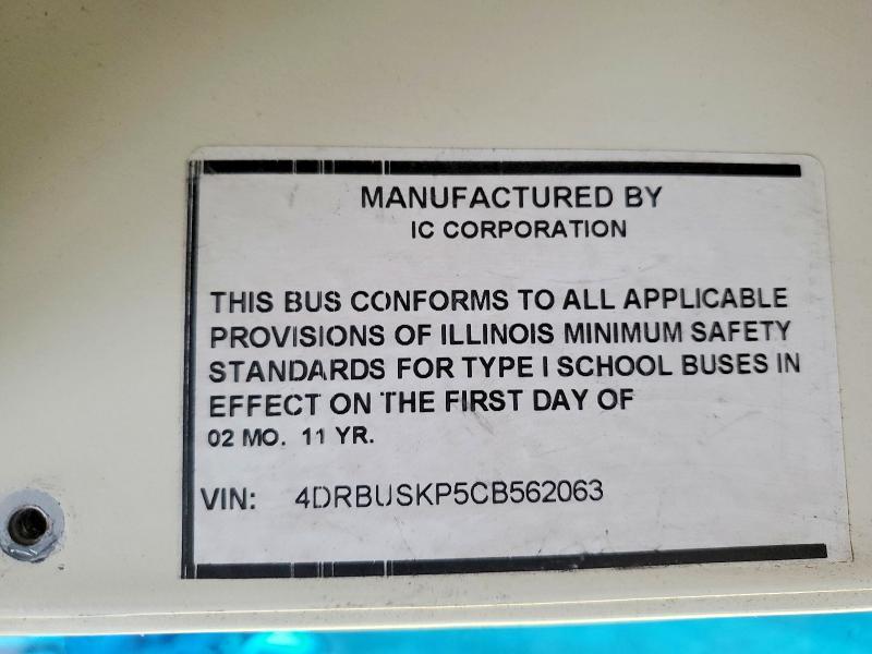 2012 Ic Corporation CE Series School-School Bus