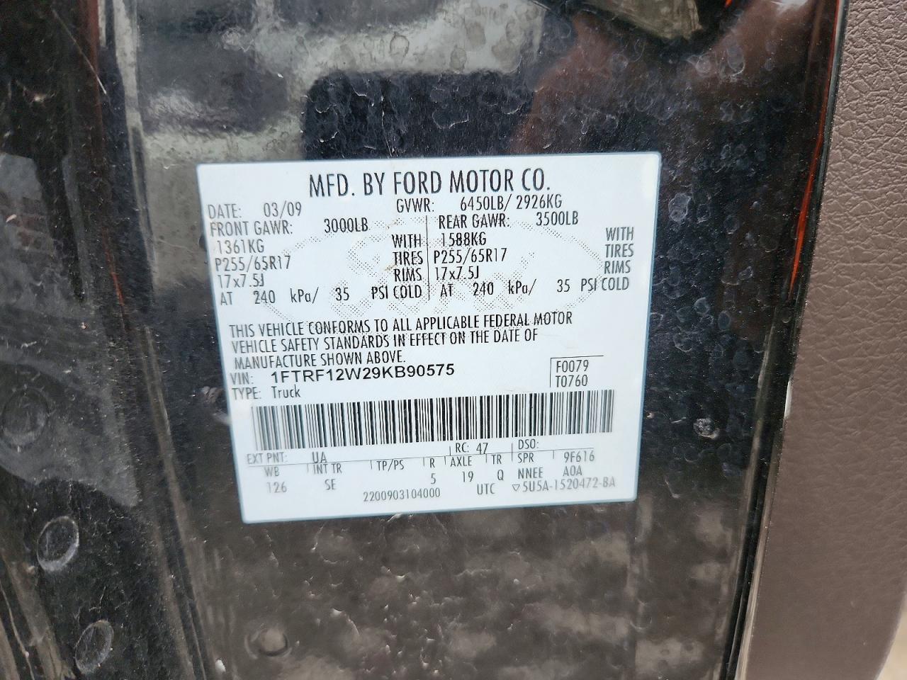 2009 Ford F150