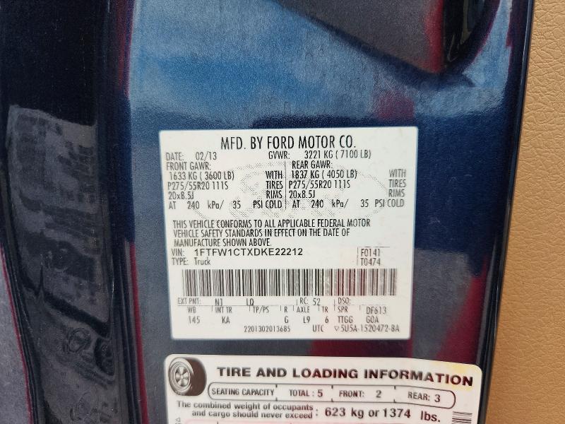 2013 Ford F150 Supercrew