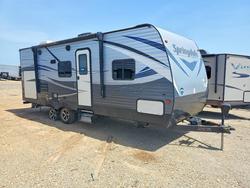 Salvage trucks for sale at Longview, TX auction: 2018 Keystone Springdale Camper