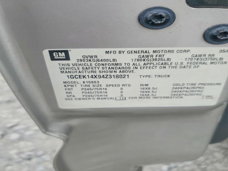 2004 Chevrolet Silverado K1500